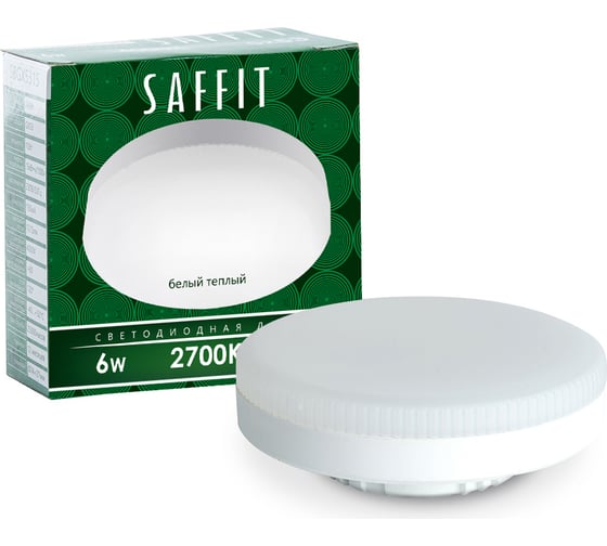 Изображение товара Светодиодная лампа SAFFIT SBGX5306 GX53 6W 2700K 55194