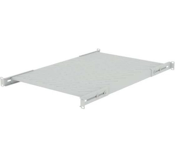 Изображение товара Полка стационарная Filum 19 универсальная, 1U, глубина 620 мм, серая FL-RSHU-1U-620-GY