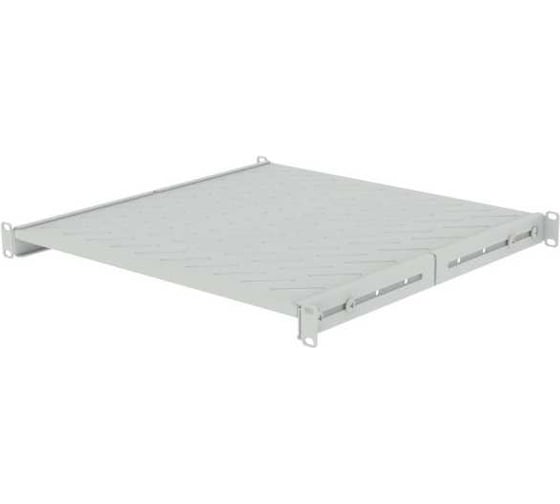 Изображение товара Полка стационарная Filum 19 универсальная, 1U, глубина 450 мм, серая FL-RSHU-1U-450-GY