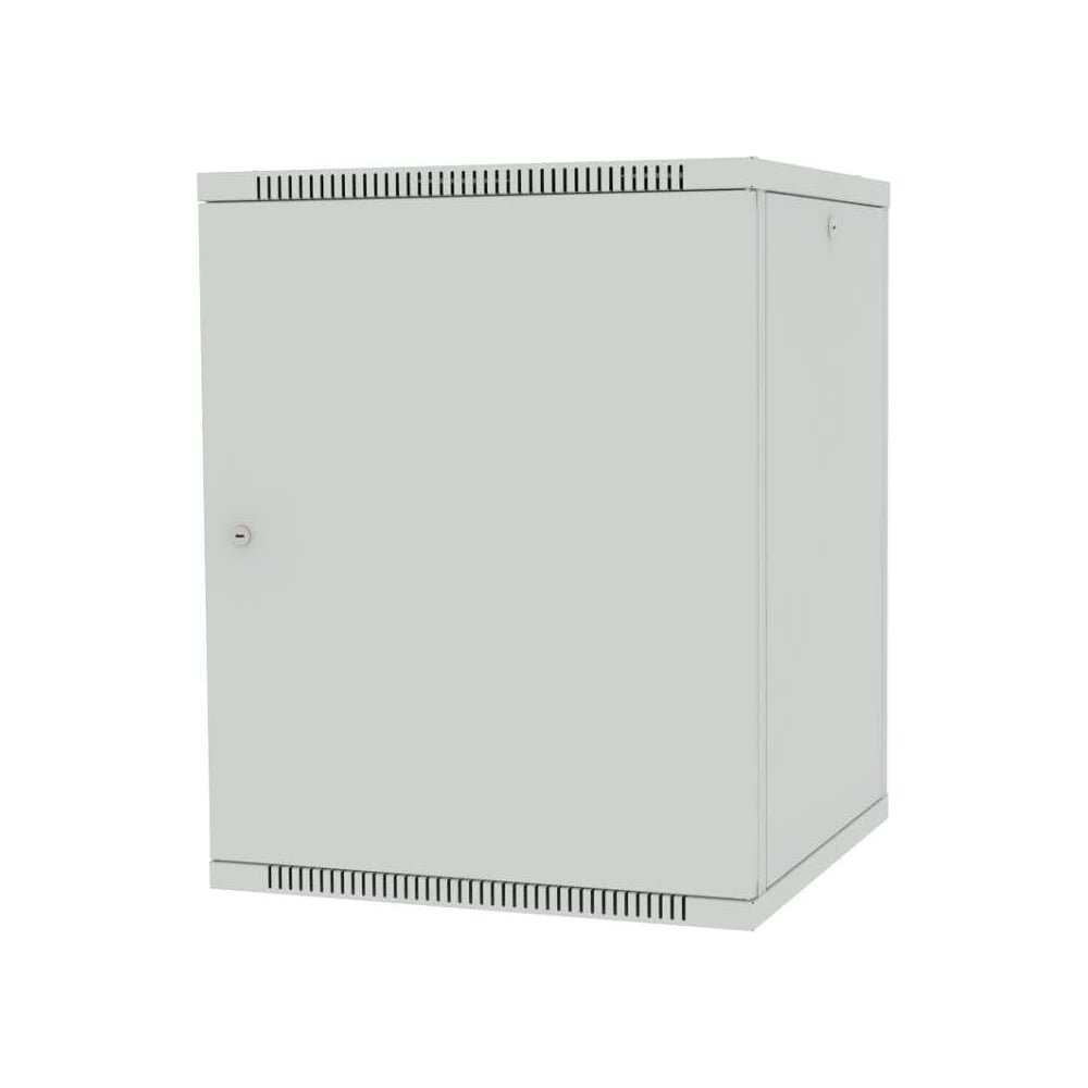 Изображение товара Шкаф настенный Filum 19, 15U Wall Box (ШxГxВ) 600x600x490 мм, дверь сплошная металл, цвет серый RAL7035 FL-WB-1566MM-GY