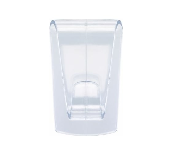 Изображение товара Cамоклеящиеся прозрачные крючки для прозрачных поверхностей TESA до 1 кг, 2 шт. 77735-00005-00