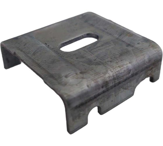 Изображение товара Скоба прижимная заборная Конструкция Нова 40x40x2мм Цинк (100шт) 461540