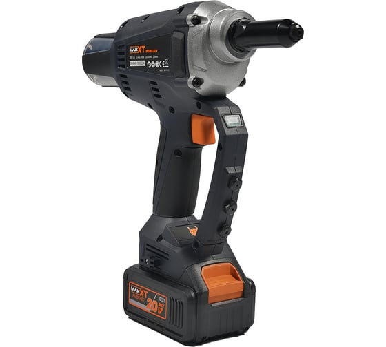 Изображение товара Аккумуляторный заклепочник MAXXT с бесщеточным мотором, 20V/4.0AH MDRG20V