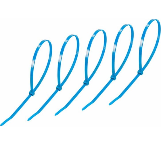 Изображение товара Кабельные стяжки Nord-Yada нейлоновые 3.6х200 мм синие 25 шт. 908422