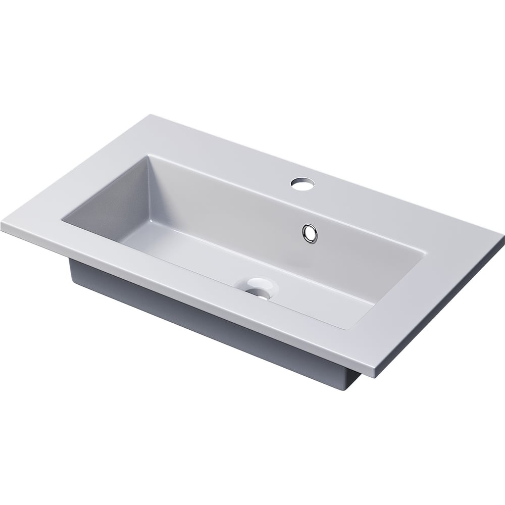 Изображение товара Раковина керамическая для ванной Uperwood Aurora 60 см белая глянцевая