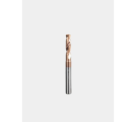 Изображение товара Сверло твердосплавное ц/х РОСИНСТРУМЕНТ 5.5x6х28x66 3D без подачи СОЖ TiSiN 355062866