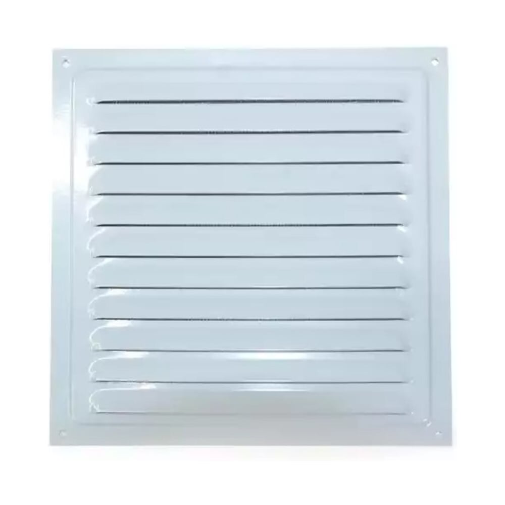 Изображение товара Металлическая вентиляционная решетка 150x150 мм белая для внутреннего монтажа