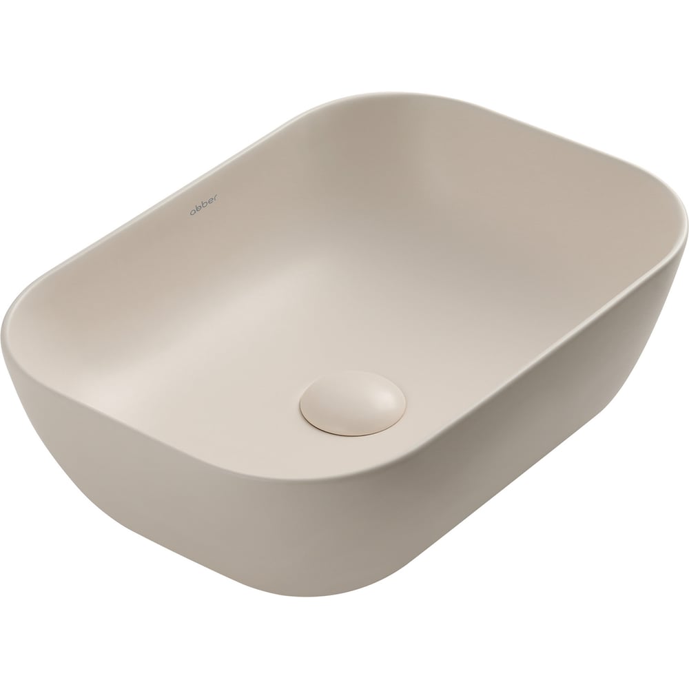 Изображение товара Раковина накладная ABBER Rechteck светло-бежевая матовая AC2200MBE