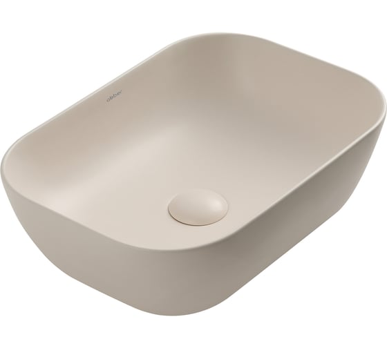 Изображение товара Раковина накладная ABBER Rechteck светло-бежевая матовая AC2200MBE