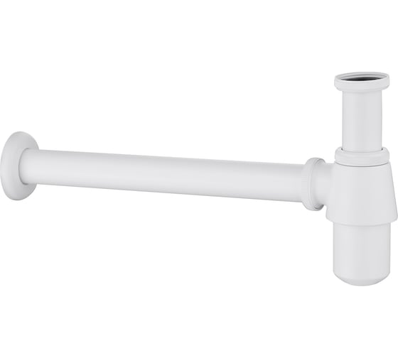 Изображение товара Сифон для раковины ABBER белый матовый AF0032W