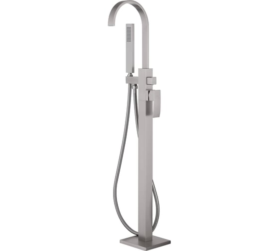 Изображение товара Смеситель напольный для ванны с душем ABBER Wasserfall сатин AF8615SP