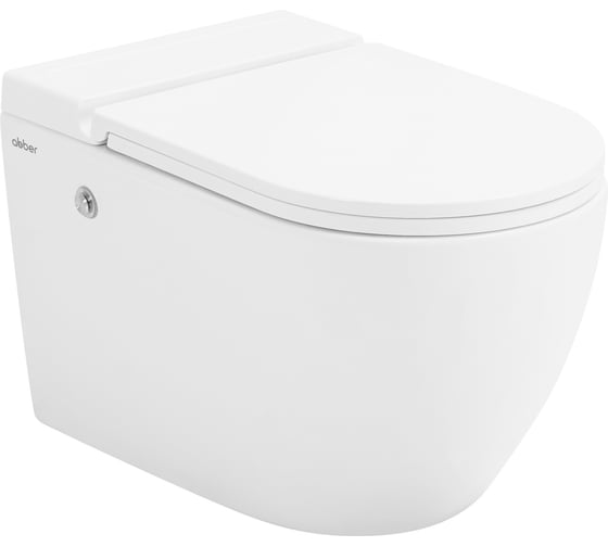 Изображение товара Унитаз подвесной ABBER Bequem белый, с импульсным смывом AC1108P