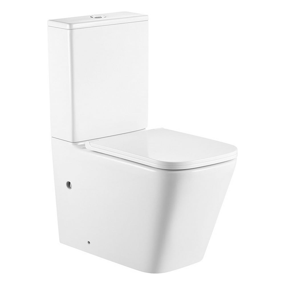 Изображение товара Унитаз компакт ABBER Rechteck белый безободковый AC1210T