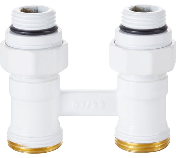 Изображение товара Узел нижнего подключения ROYAL THERMO прямой 1/2x3/4 EK (белый) НС-1559438