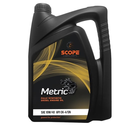 Изображение товара Синтетическое масло scope lubricants Metric 10000 Fully Synthetic DEO SAE l0W/40 API CK4 4634284389139