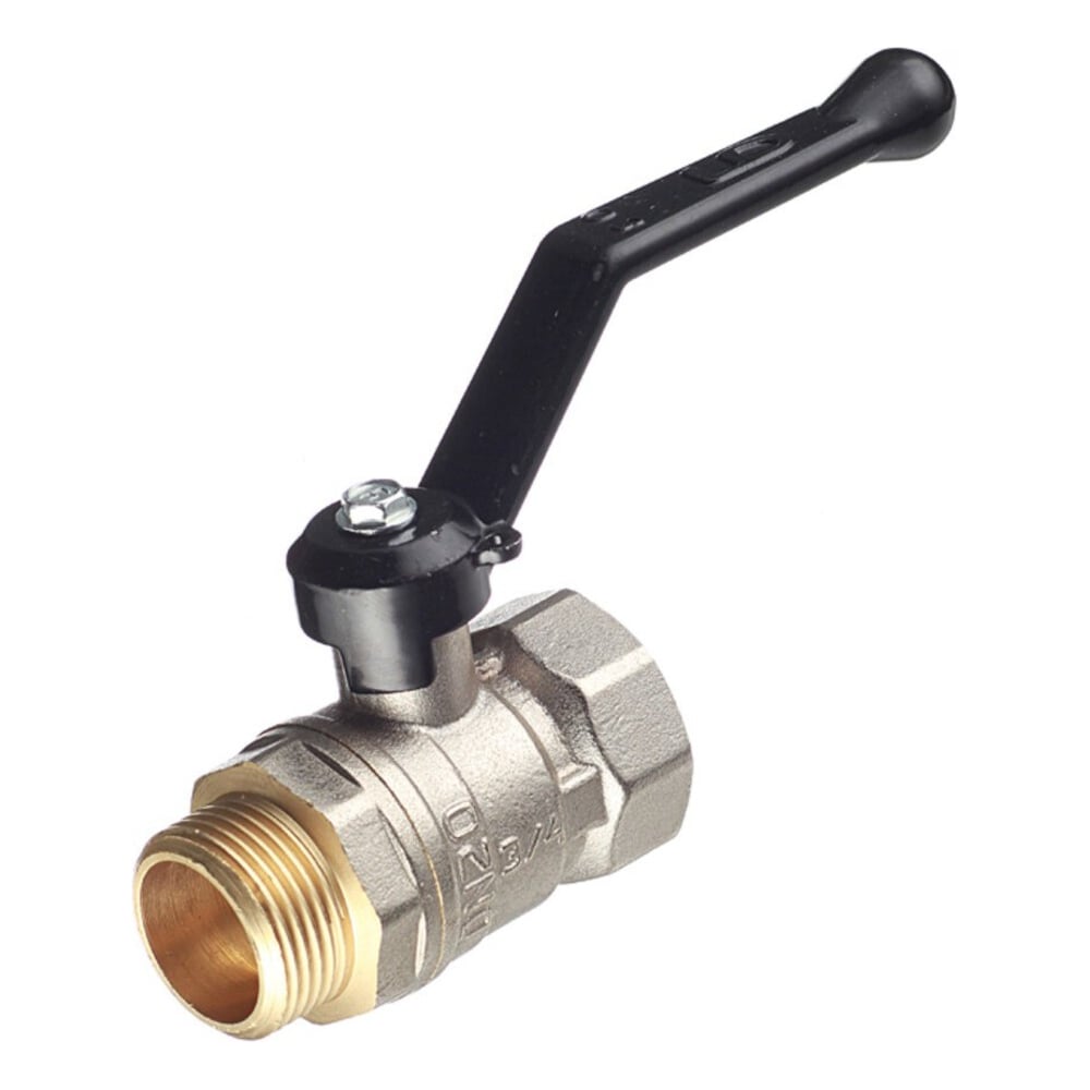 Изображение товара Кран шаровой Сварком диаметр 32 мм полнопроходной латунь с никелированным покрытием