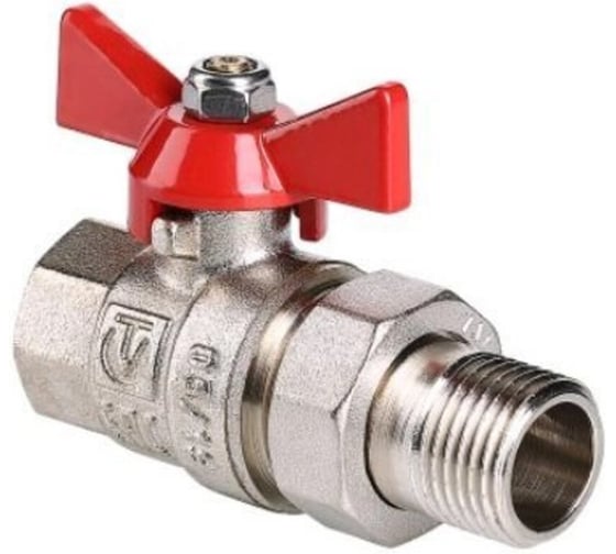 Изображение товара Кран шаровой ООО ПКФ Сварком д= 25 б г/ш (американка) (VT.227), 1 шт СанТех s002423