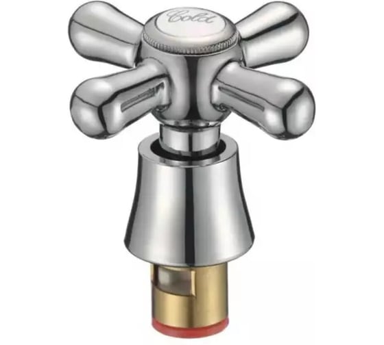 Изображение товара Маховик ООО ПКФ Сварком металл крест с кран/буксой (D819/1Т), 1 шт СанТех s046877