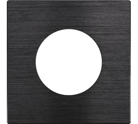 Изображение товара Рамка Arlight FRM-PRESTO-ALR-1-BK алюминиевая, 1шт 043876