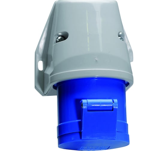 Изображение товара Настенная розетка Bals 16А 3Р 230В 6h IP44 90x72 QC 1 шт. 11895-b