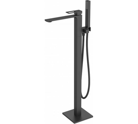 Изображение товара Напольный смеситель для ванны, чёрный BELBAGNO LUCE LUC-FMT-NERO