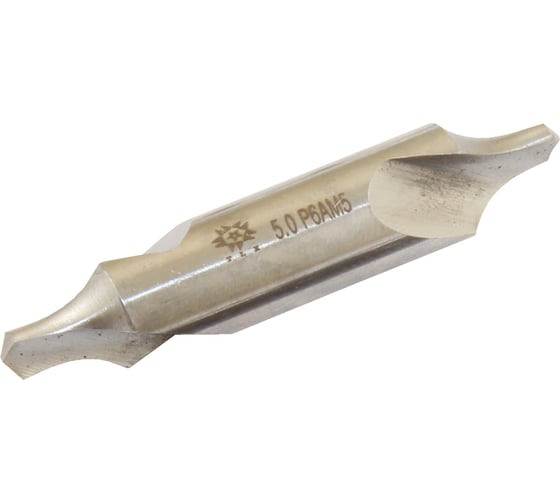 Изображение товара Сверло TLX d 5.0x12.5x63.0x13.2x16.0 центровочное Р6АМ5, двухстороннее, тип R вышл. профиль 75777