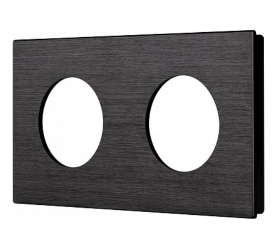 Изображение товара Рамка Arlight FRM-PRESTO-ALR-2-BK алюминиевая, 1шт 043875