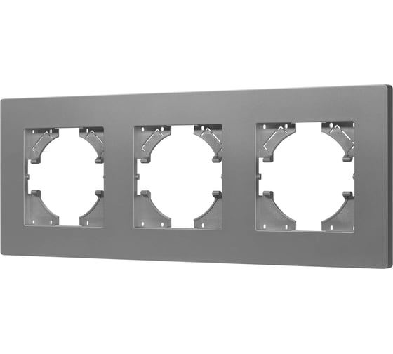 Изображение товара Рамка Arlight FRM-PERIO-PL-3-GR пластиковая, 1шт 049756