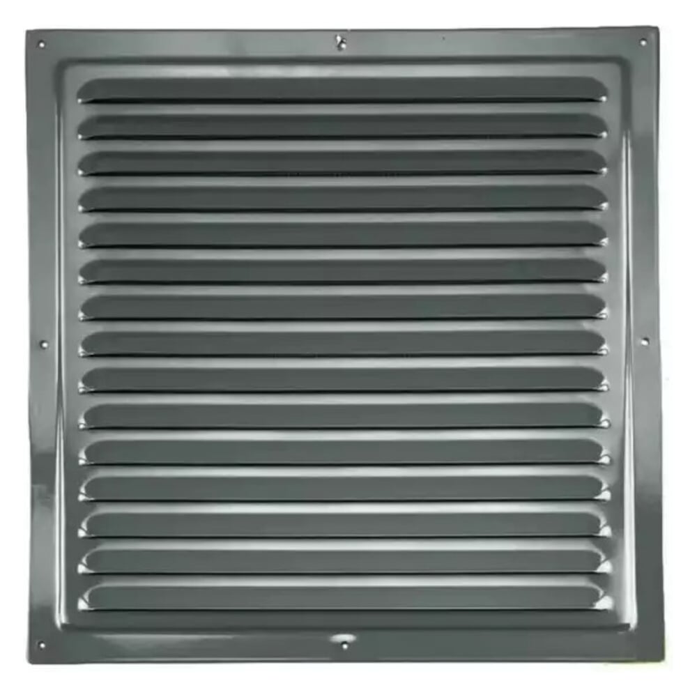 Изображение товара Металлическая наружная решетка 200x200 мм хромированная