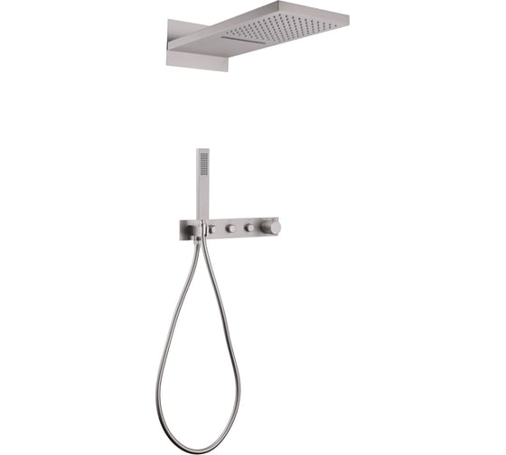 Изображение товара Смеситель ABBER Rund с гигиеническим душем, сатин AF8725SP