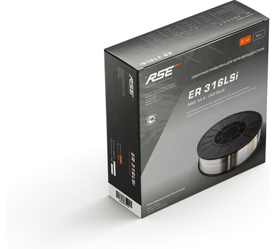 Изображение товара Сварочная проволока RSE ER 316 LSI 1.2 мм 15 кг УТ-00000101