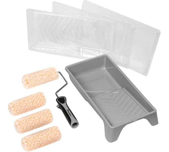 Изображение товара Набор малярный Rollingdog SUPER-MICRO (9 предметов) резьба, серия Professional 70290