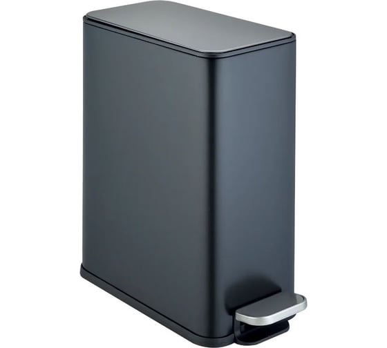 Изображение товара Педальное ведро River WW PAOLO BL 15L черный матовый 10000013419