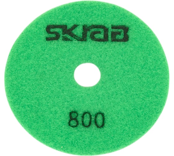 Изображение товара Круг шлифовальный алмазный для УШМ Черепашка (100х3х18 мм; P800) SKRAB 36278