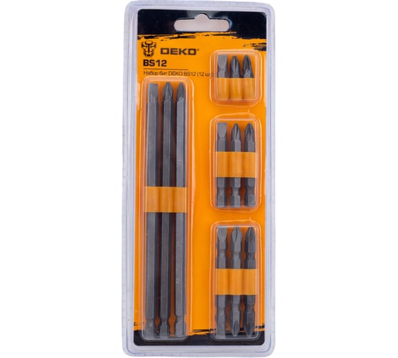 Изображение товара Набор бит BS12 12 шт DEKO 065-0695