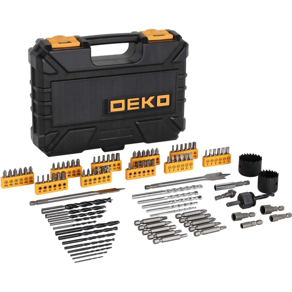 Набор оснастки для дрели DEKO набор оснастки для дрели deko dkmt99 99 шт 065 0226