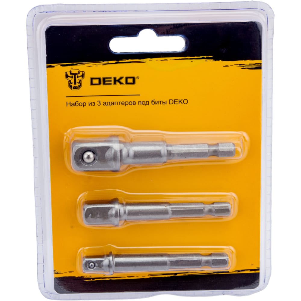Набор адаптеров под биты DEKO адаптер ugreen 20502 3 5mm male to 2 5mm female adapter