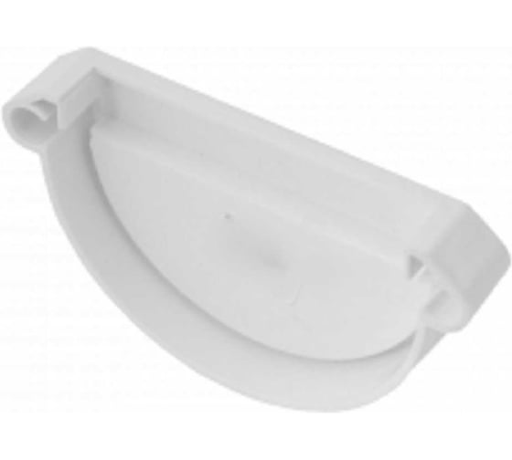 Изображение товара Заглушка желоба универсальная IMPLAST 130 мм, G130/80, L/R, белая, 2 шт. 10659-2