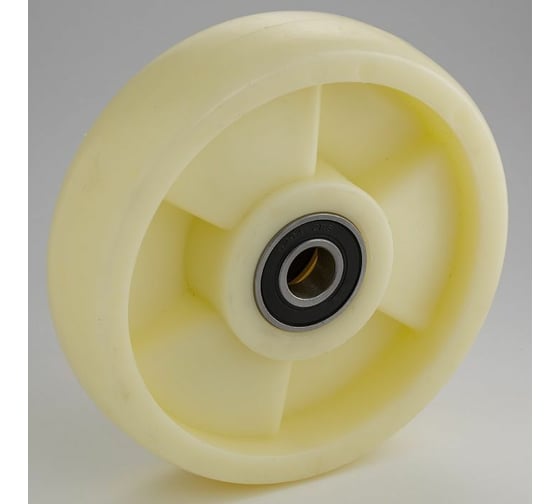 Изображение товара Колесо нейлоновое с подшипником 200x50 мм для тележек гидравлических TOR 1011983