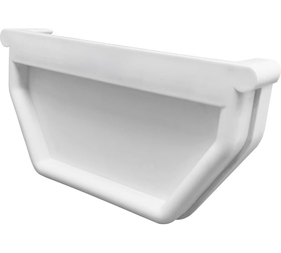 Изображение товара Заглушка желоба универсальная IMPLAST 110 мм, U110/67, L/R, белая, 3 шт. UEW-3