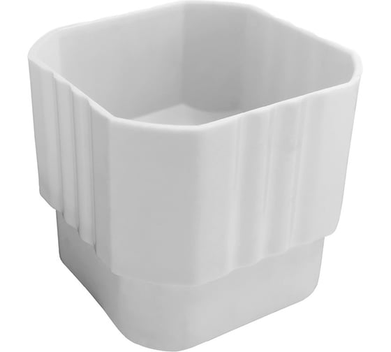 Изображение товара Муфта водосточной трубы IMPLAST 67 мм U110/67, белая, 3 шт. TSW-3