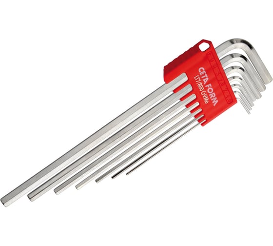 Изображение товара Набор Г-образных удлиненных Hex ключей CETA FORM 7 предметов, LT7/800