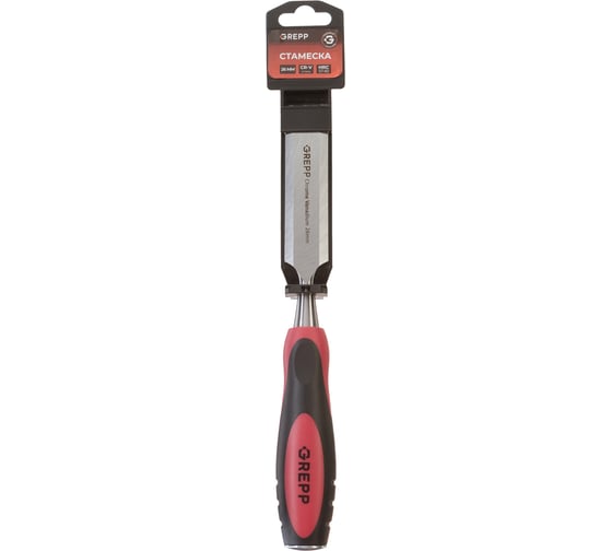 Изображение товара Стамеска-долото GREPP 26 мм, двухкопонентная обрезиненная рукоятка /60 208-026