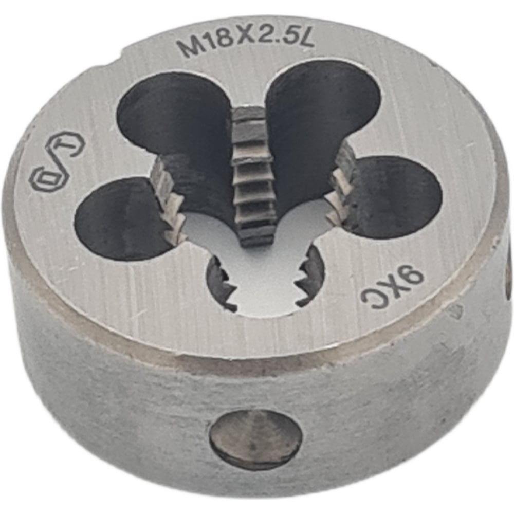 Изображение товара Плашка ОТ М 18x2,5 (Ф45) 9ХС 6g левая - инструмент для нарезки резьбы