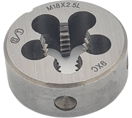 Изображение товара Плашка ОТ М 18x2,5 (Ф45) 9ХС 6g левая () (1*5) 00-00000380