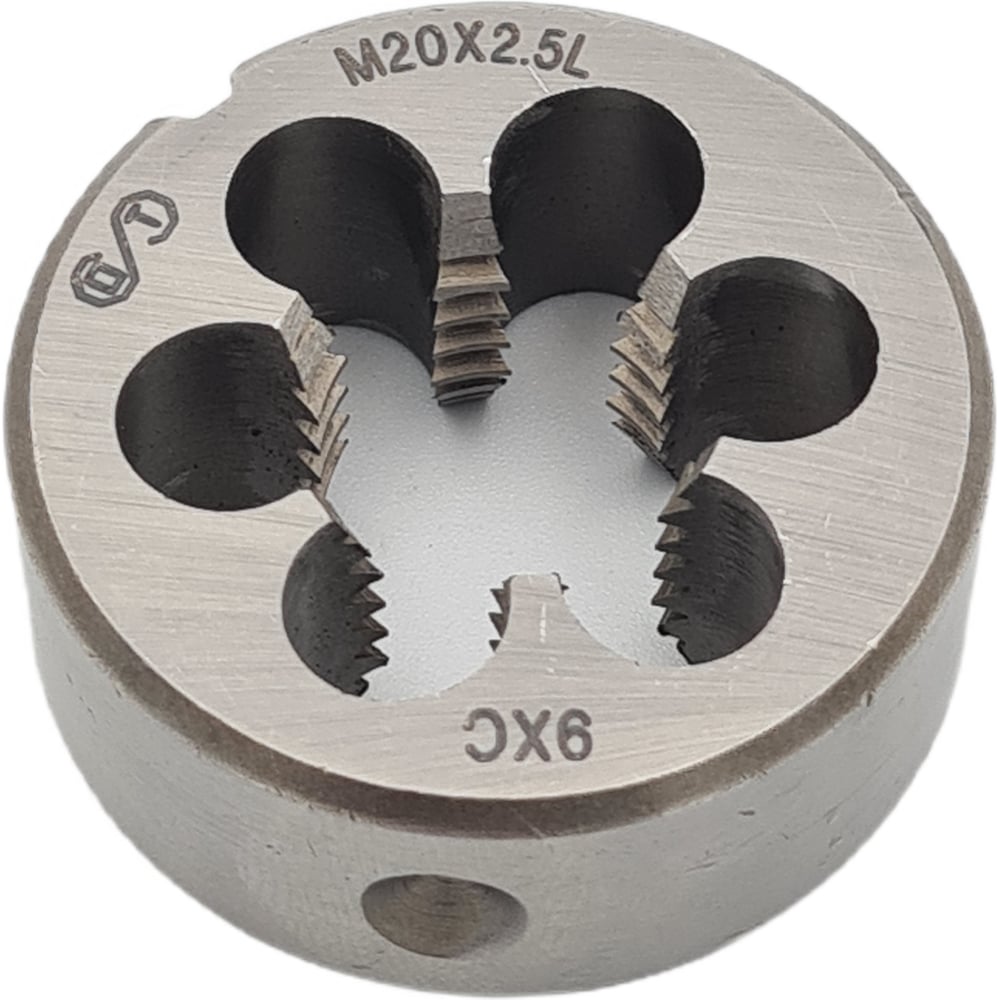 Изображение товара Плашка М20x2,5 левая 9ХС ГОСТ 9740-71 профессиональная