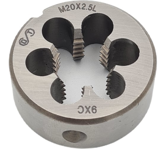 Изображение товара Плашка ОТ М 20x2,5 (Ф45) 9ХС 6g левая () (1*5) 00-00000012