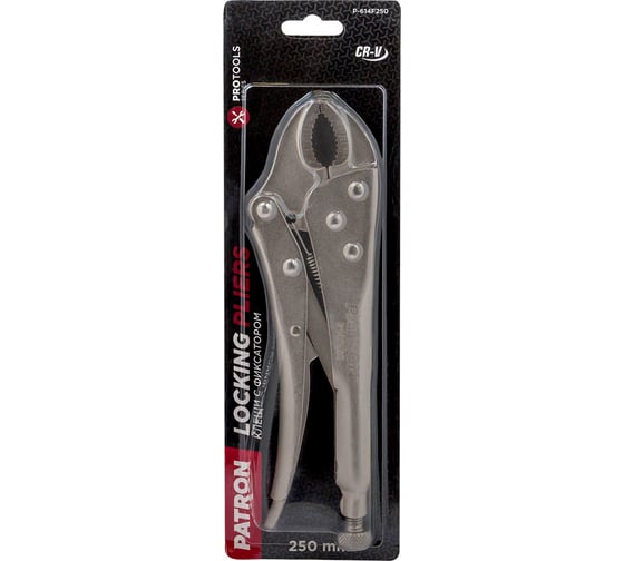 Изображение товара Зажим гейферный Patron 10 (250мм) P-614F250(65039)