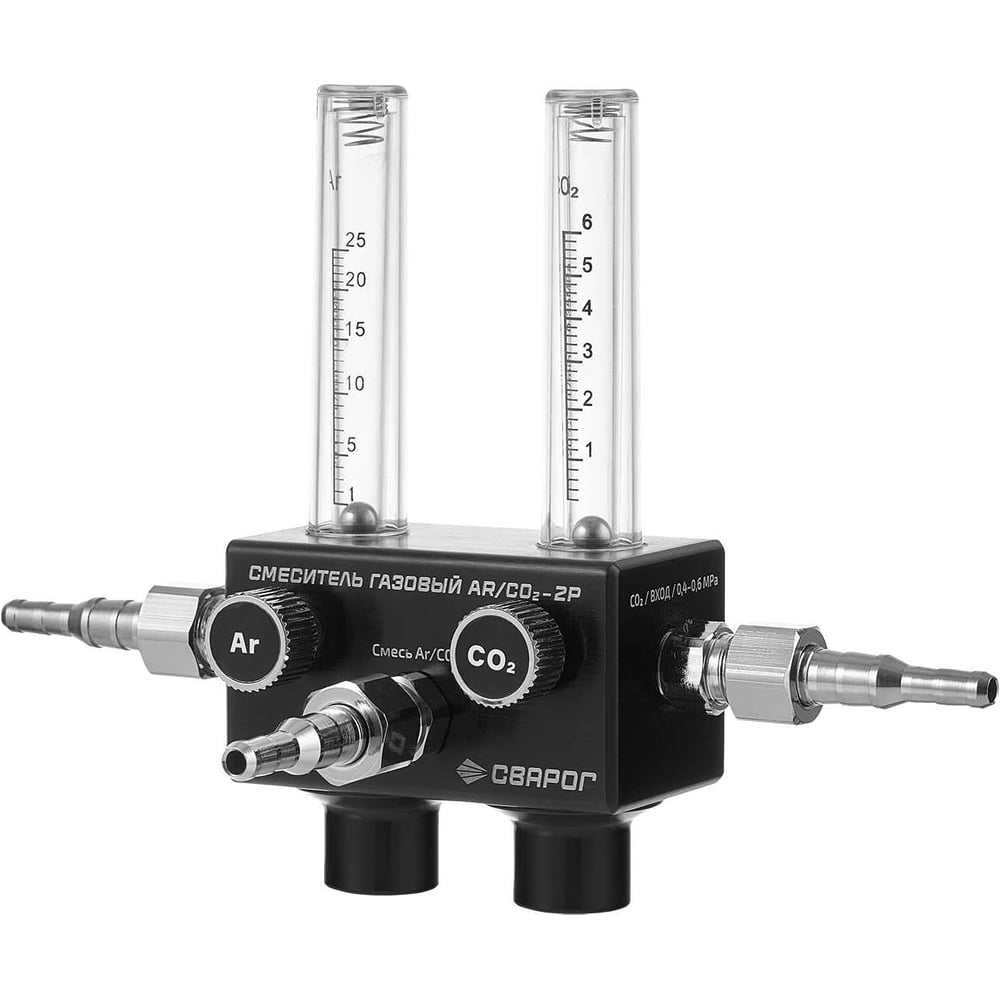 Изображение товара Газовый смеситель Сварог Ar/CO2 2Р 101518 для сварки TIG и MIG