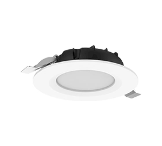 Изображение товара Светодиодный светильник VARTON DL-Slim круглый встраиваемый 121x38 мм 10 Вт 3000 K IP44 монтажный диаметр 95 мм V1-R0-00546-10000-4401030